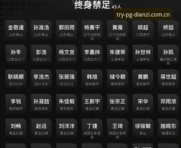 资深用户深度解析：中国足协第三批禁足名单的行业震荡与影响
